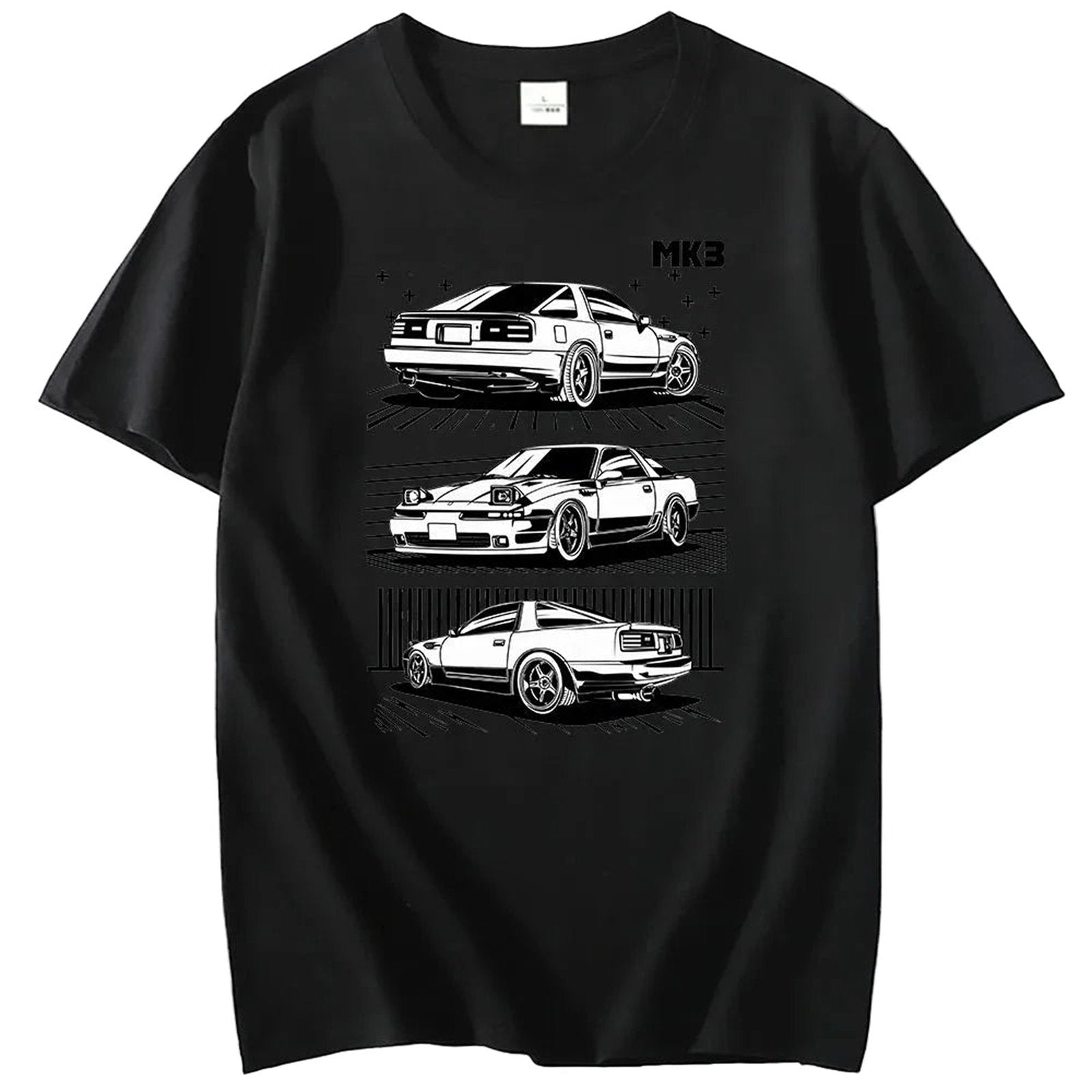 Men's JDM Manga T-Shirt On A Model
