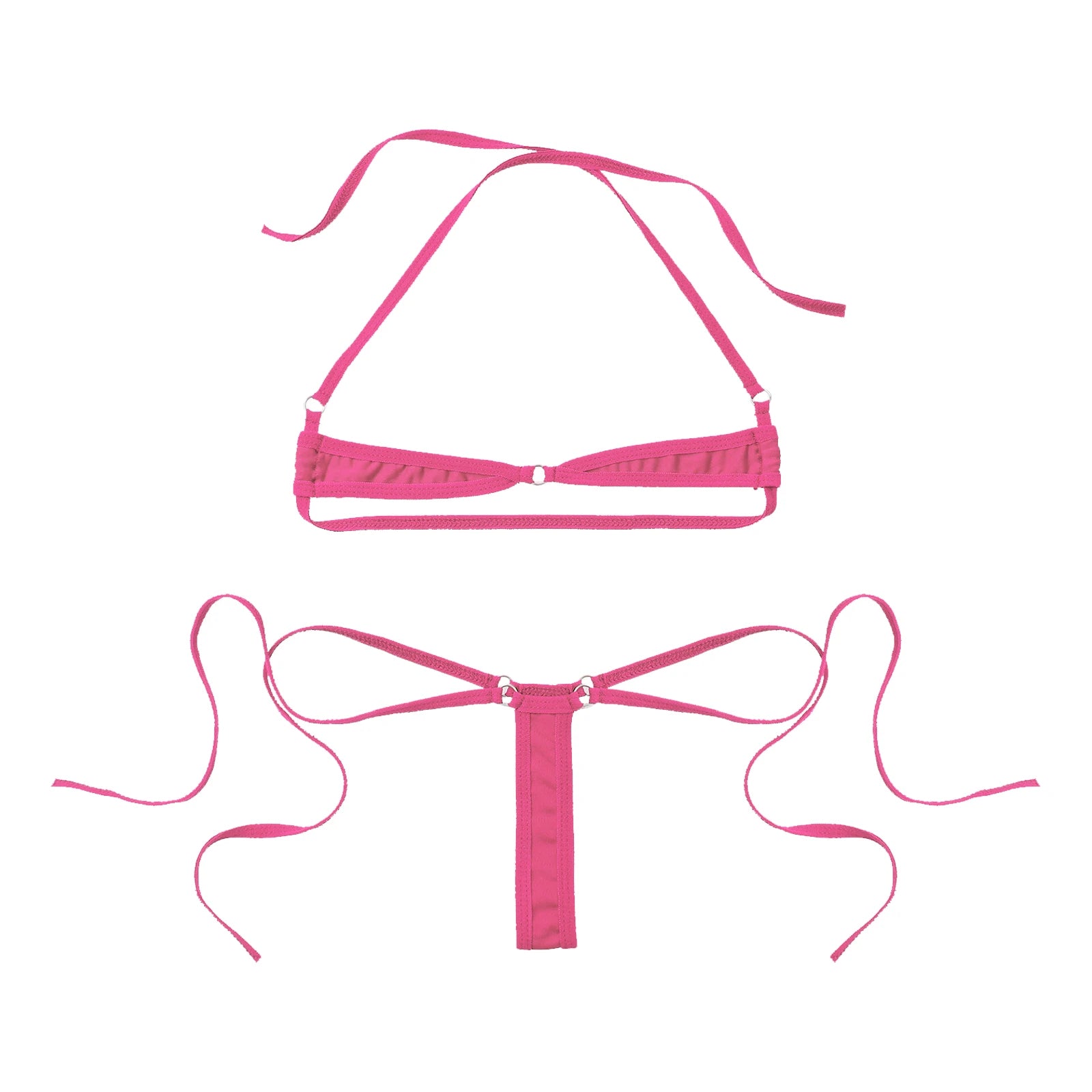 Micro Bikini - Pink Trendy Swimwear