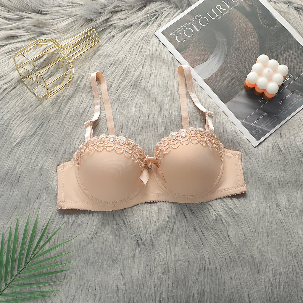 Underwire Bralette with Lace Detail