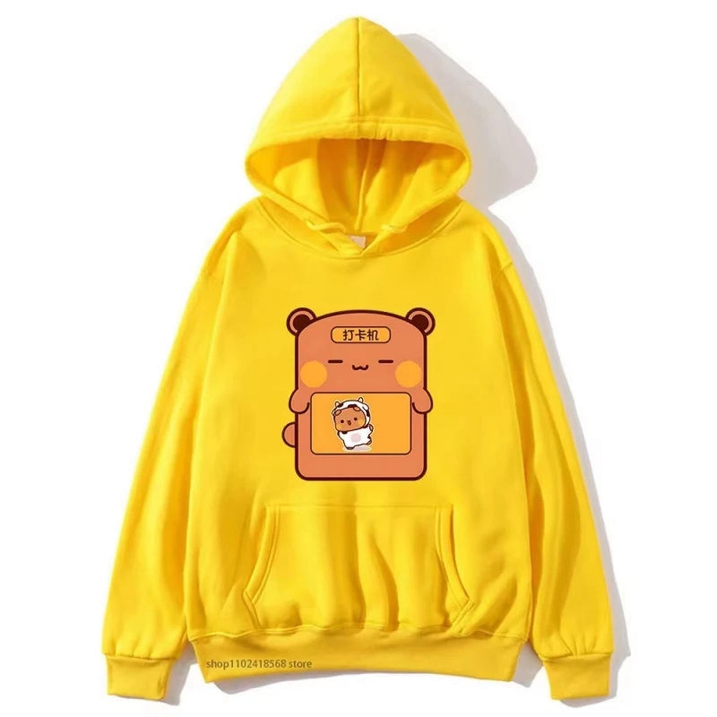 Bubu and Dudu Unisex Anime Hoodie Detail