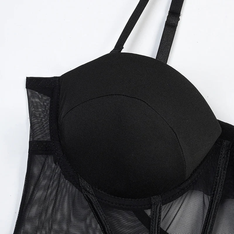 Lingerie Mesh Bodysuit for Women