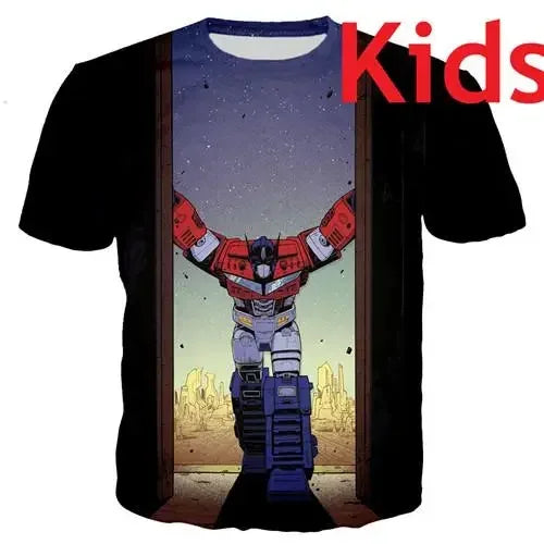 Kids 3d Robot T-Shirt Fun And Stylish