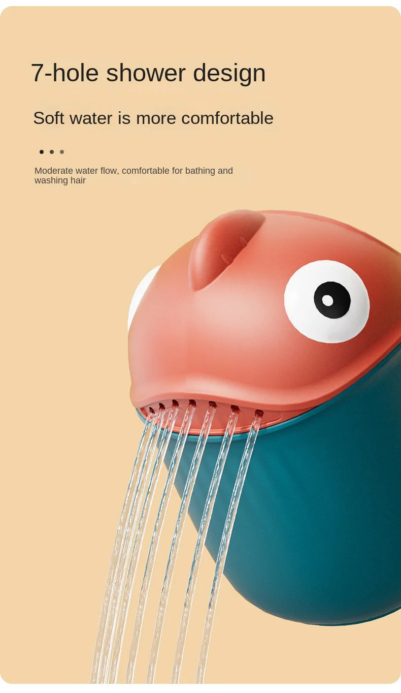 Shark-Shaped Baby Rinse Cup