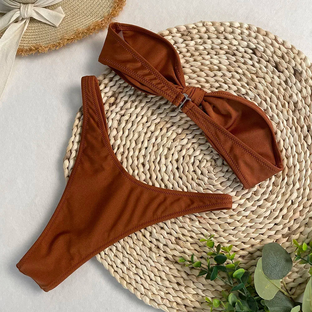 Swimmers Swimwear: Stylish Bikini Set