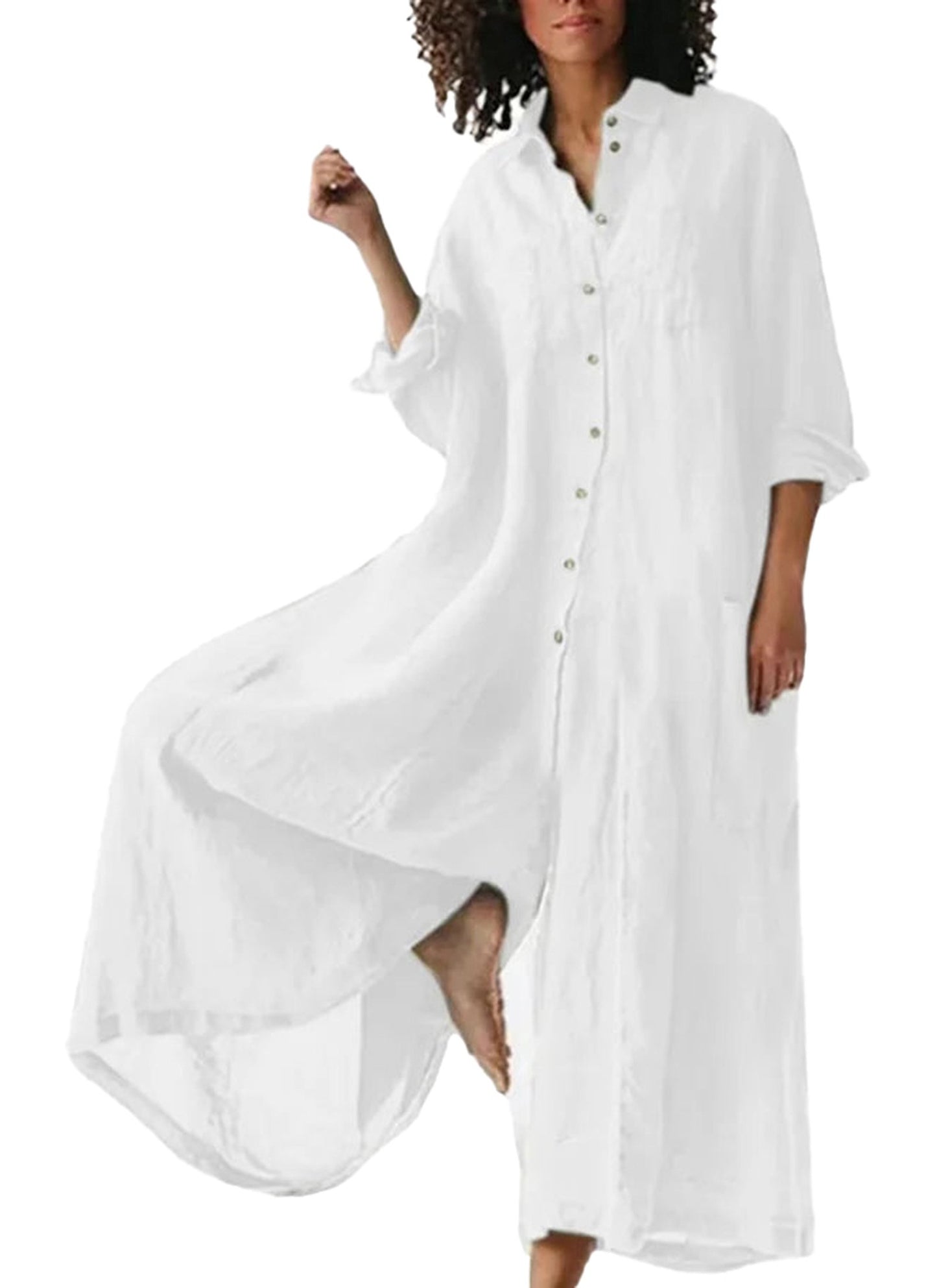 Womens Cotton Linen Jumpsuit Trendy Style