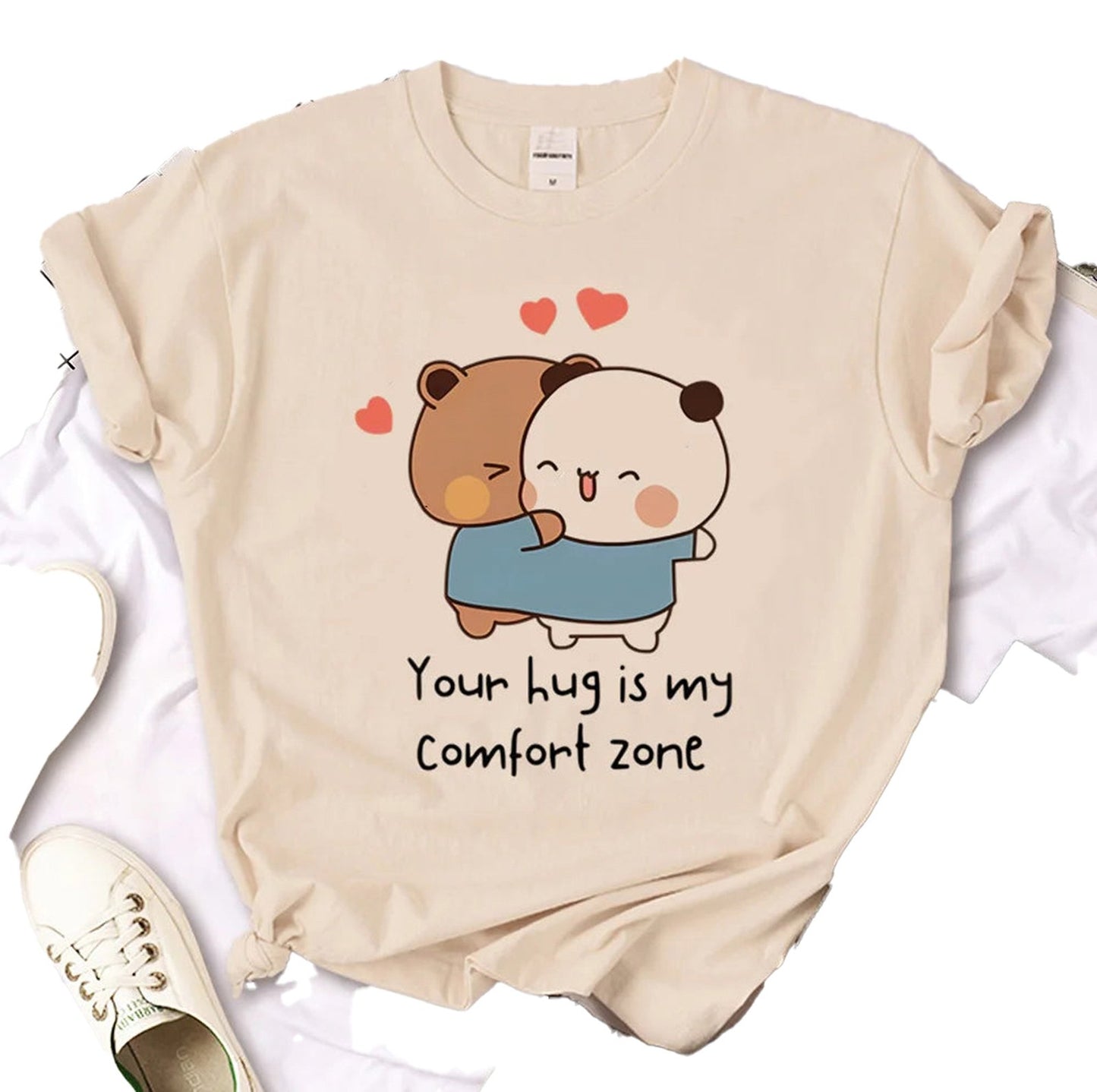 Trendy 80s Retro Digital Grunge T-Shirt for Women - Bubu Dudu Style