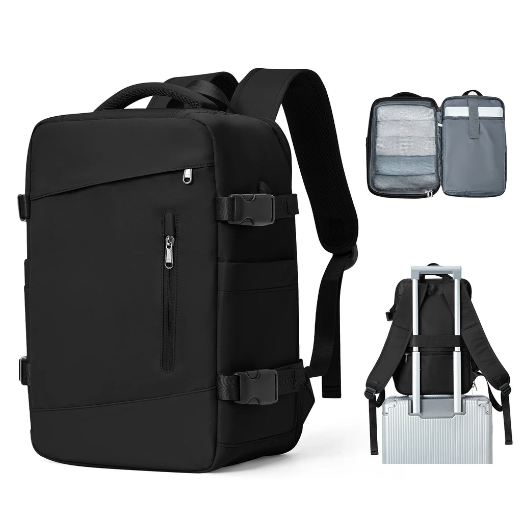 Casual Travel Laptop Backpack with Embroidery and Computer