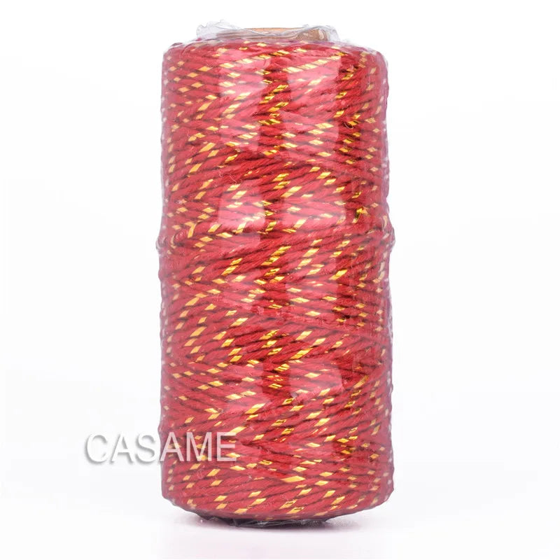 12 ply thick Cotton Bakers Twine String Cord Rope Rustic DIY Craft Twine 100m Spool