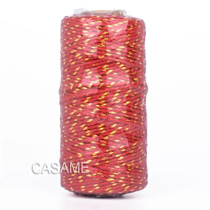 12 ply thick Cotton Bakers Twine String Cord Rope Rustic DIY Craft Twine 100m Spool