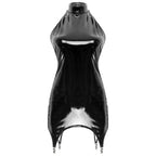 Black Latex Mini Dress and Bodycon Dress