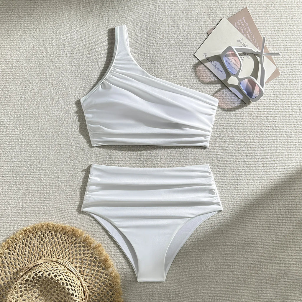 Women's Swimwear: Chic One-Shoulder Bikini