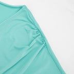 Mini Dress in Aqua - Elegant & Chic Style