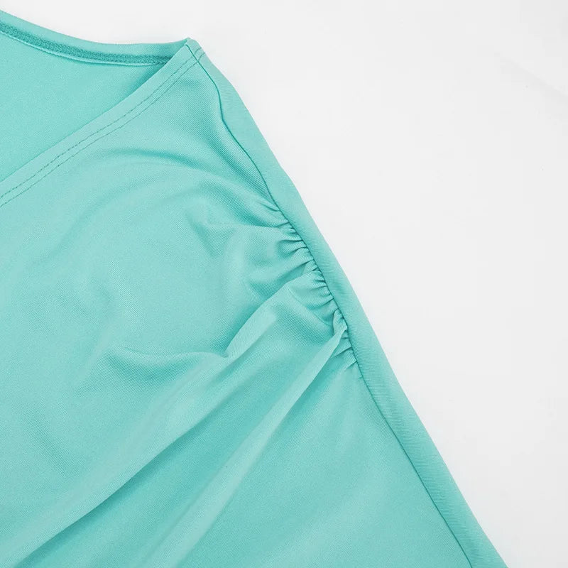 Mini Dress in Aqua - Elegant & Chic Style