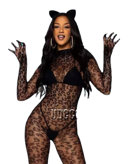 Leopard Print Bodysuit Lingerie For Fashionistas