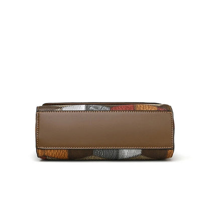 Vintage Splicing Crossbody Bag For Women