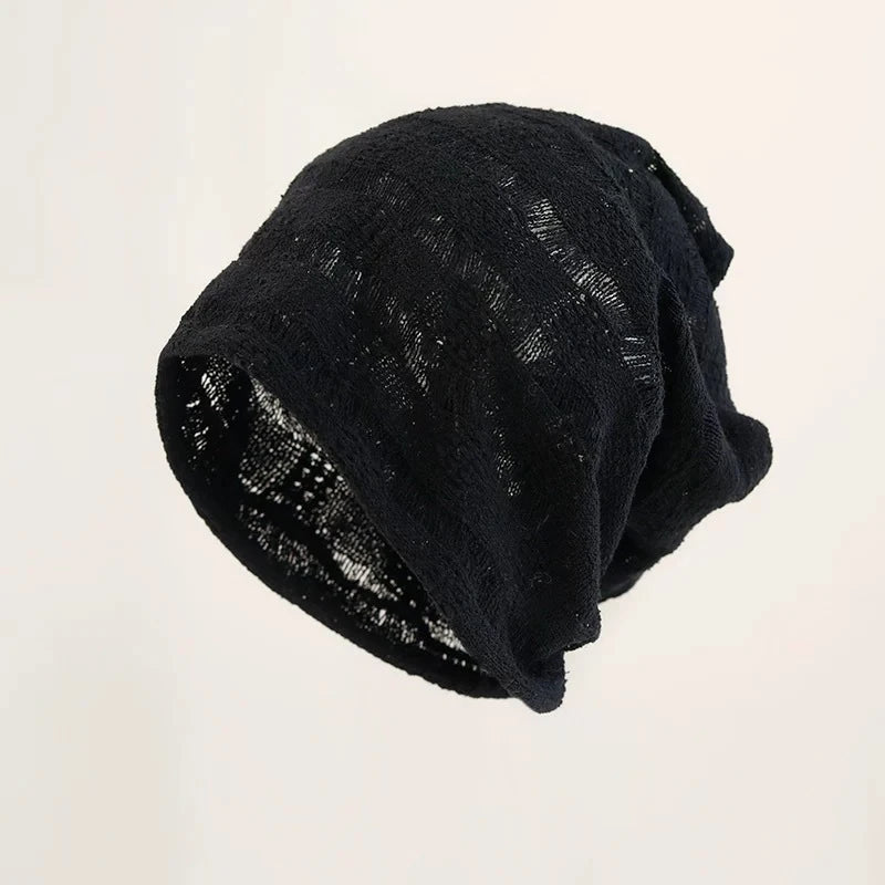 Japanese Casual Hollow Knitted Solid Color Fashionable
