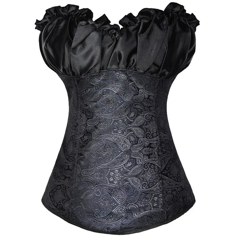 Gothic Lace Up Corset For Women