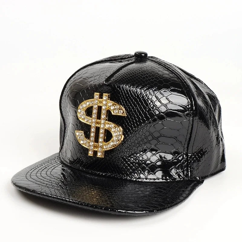 Hip Hop Jesus Cross Cap With Bling