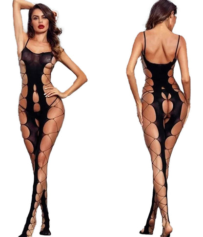 Sexy Open Crotch Lingerie Bodysuit