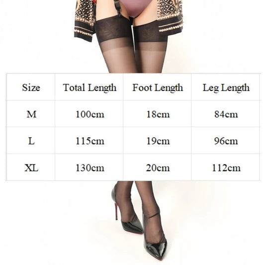 Super Long Thigh High Stockings For Tall Women