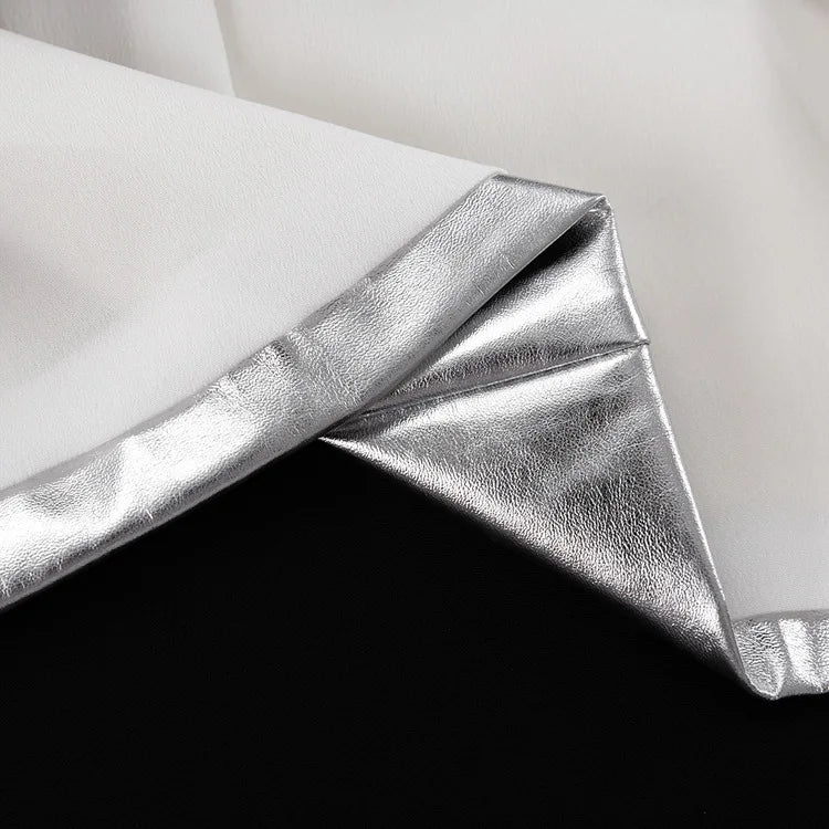 Silver Fashion and Bodycon Dress