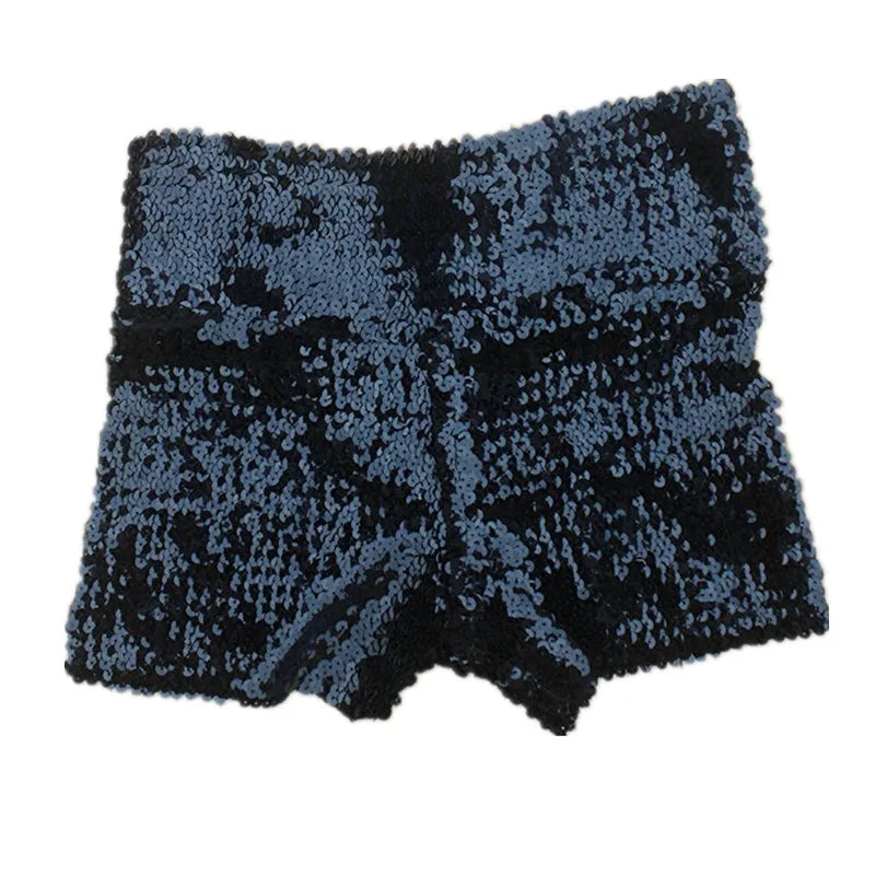 Shiny Sequined Shorts for Rave Outfit