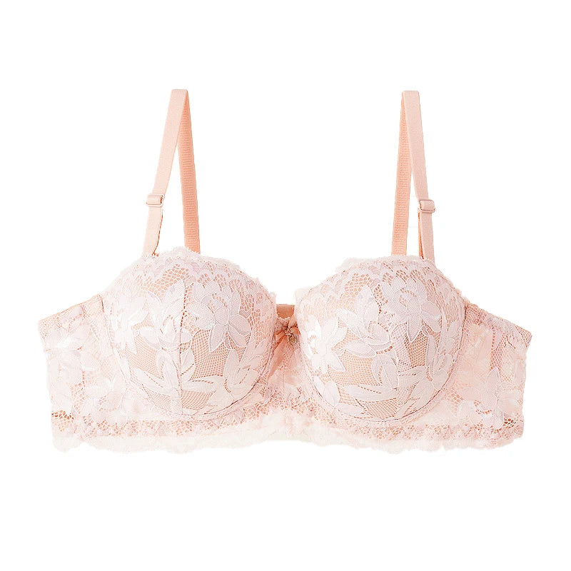 Push Up Bra with Elegant Lace Design