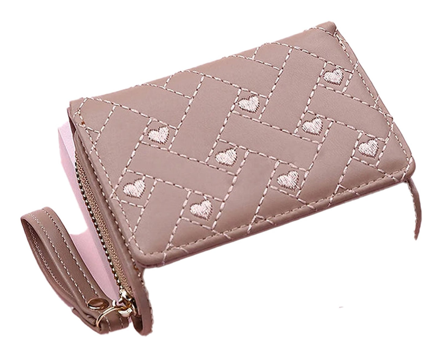 Kawaii Wallets For Women Pink Wristlet