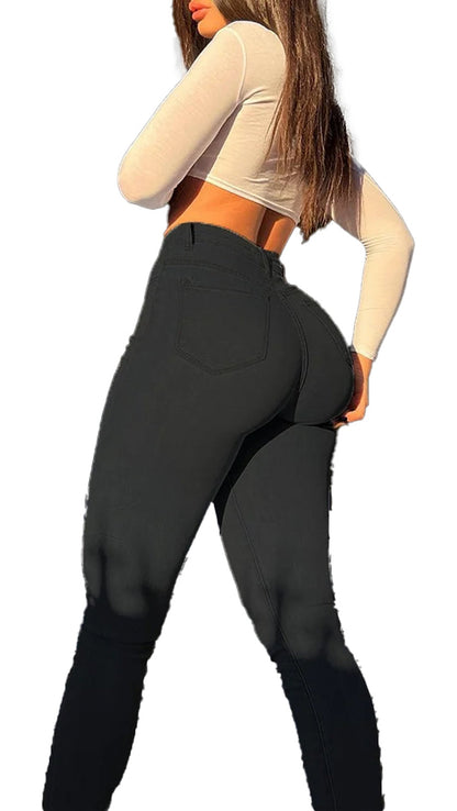 Womens Mid Waist Skinny Jeans Collection