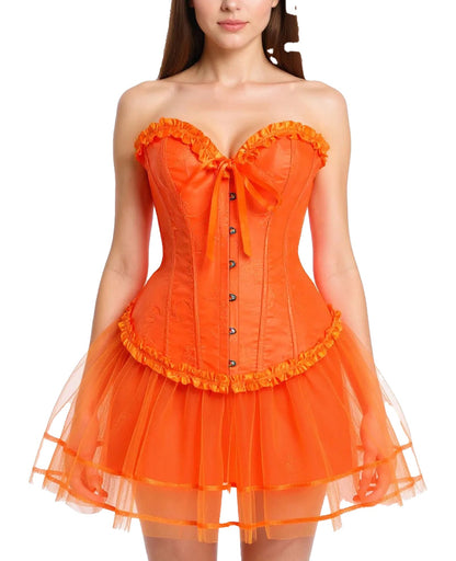 Floral Lace Corset Top For Women