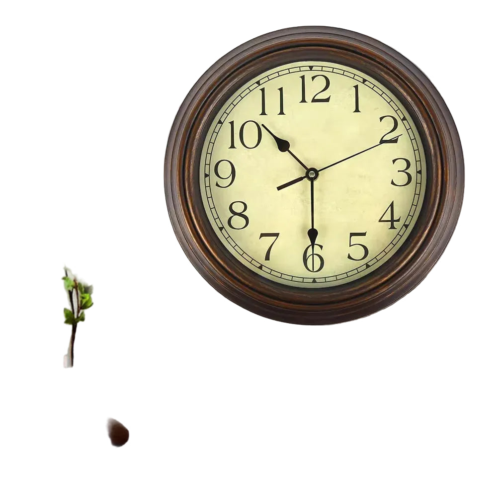 Large American Retro Silent Wall Clock
