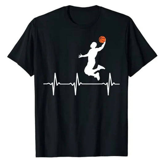 Basketball Heartbeat Shirt Trendy Style
