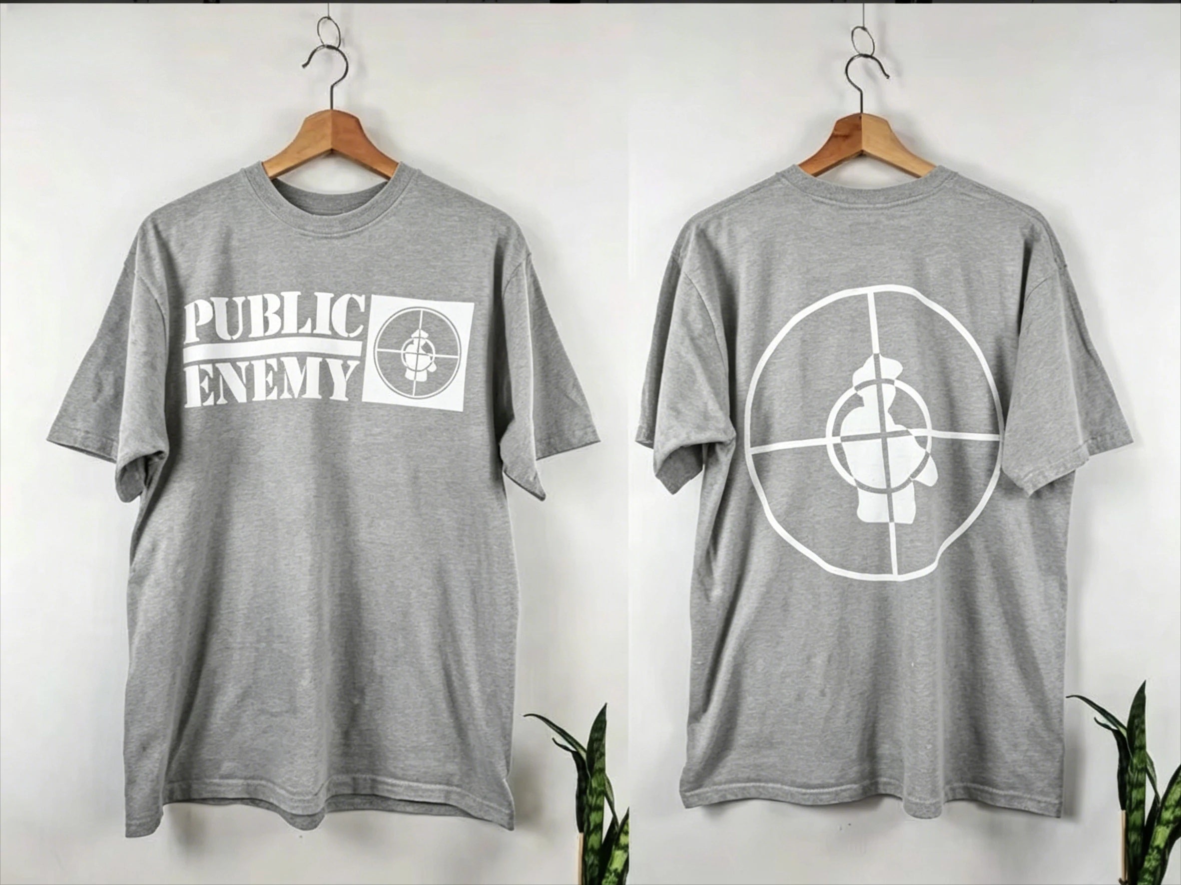 Mens T Shirt Graphics - Public Enemy Style