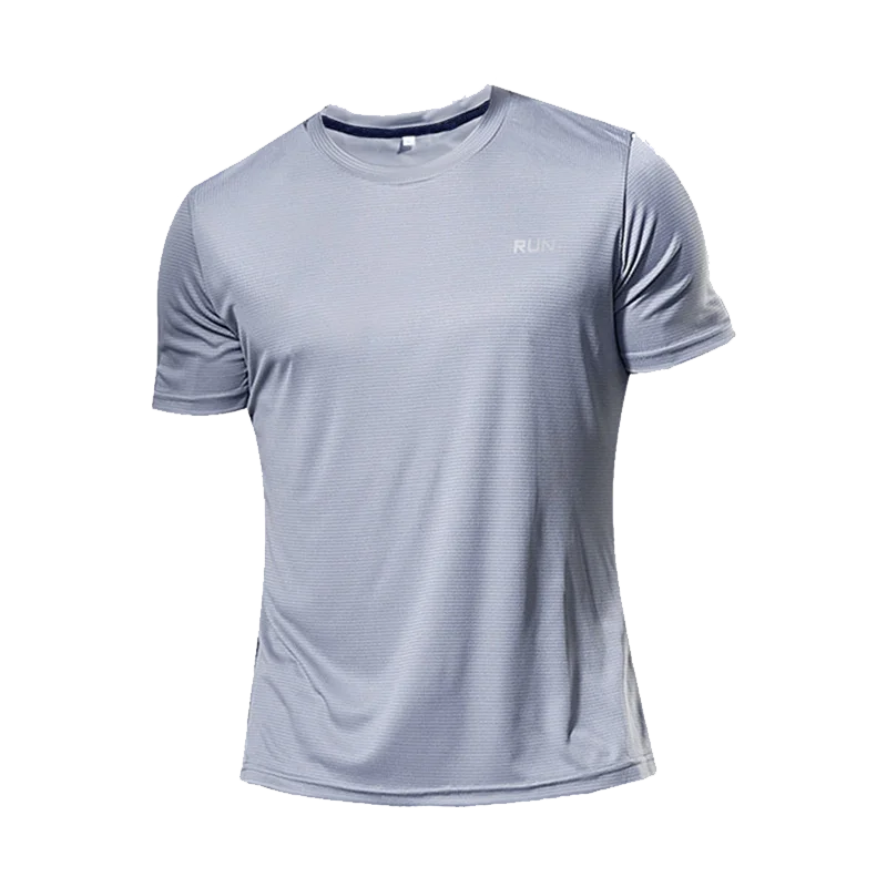 LuckeLadybug men's quick dry polo shirt in light gray perfect for active wear and outdoor activities
