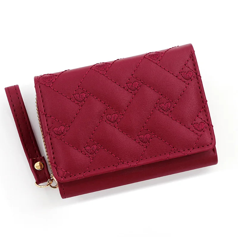 Kawaii Cute Small PU Leather Wallet and Coin Purse for Women