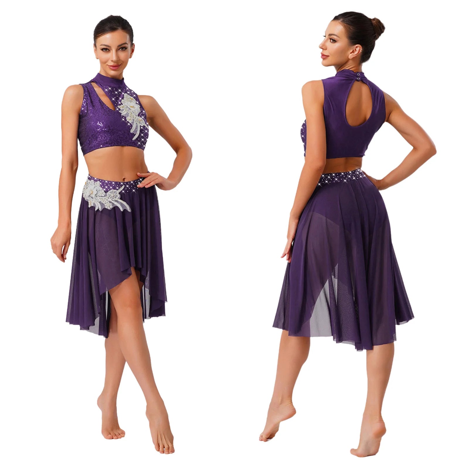 Dancewear Skirt Set for Performers
