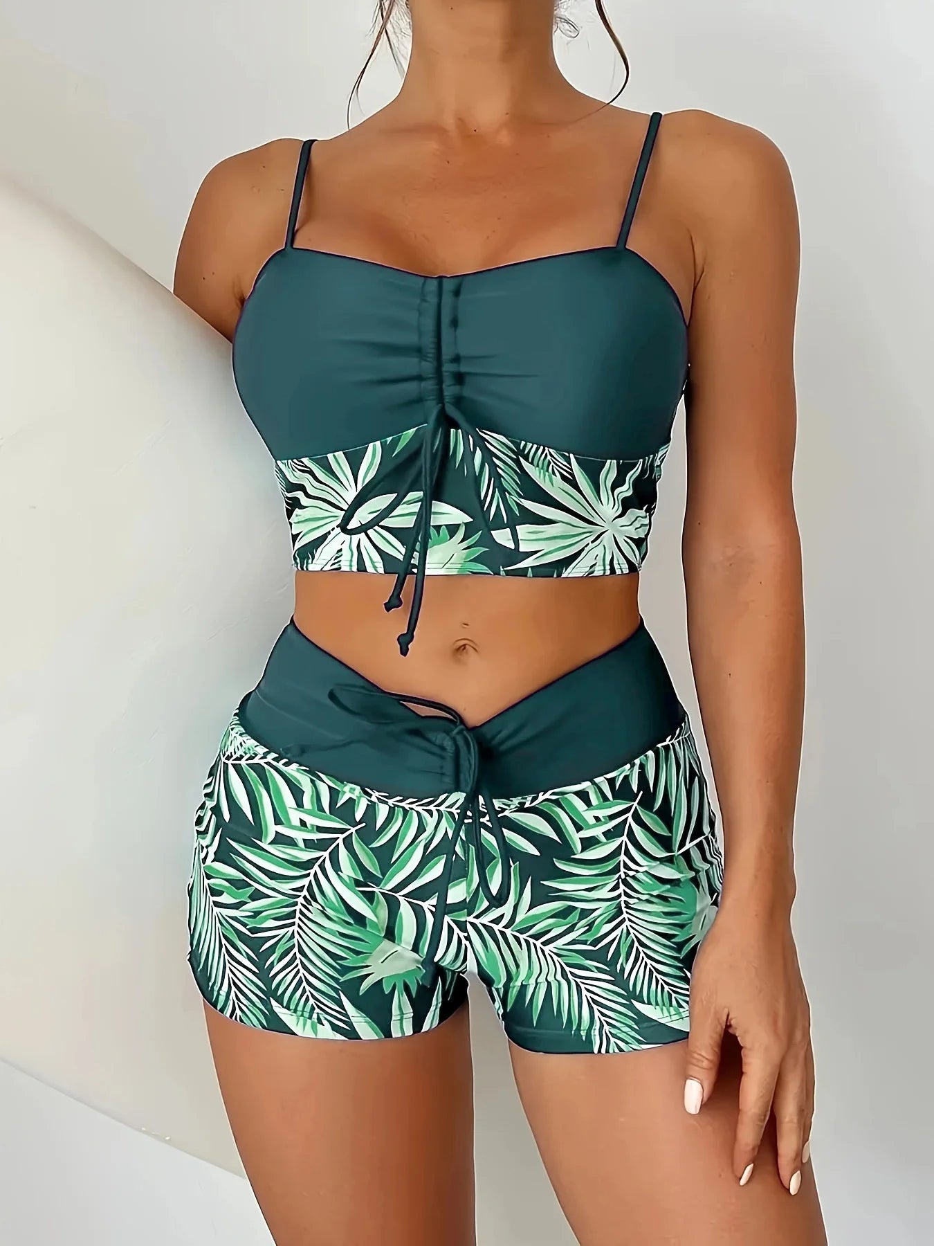 Women’s Vintage Style Floral High-Waist Bikini