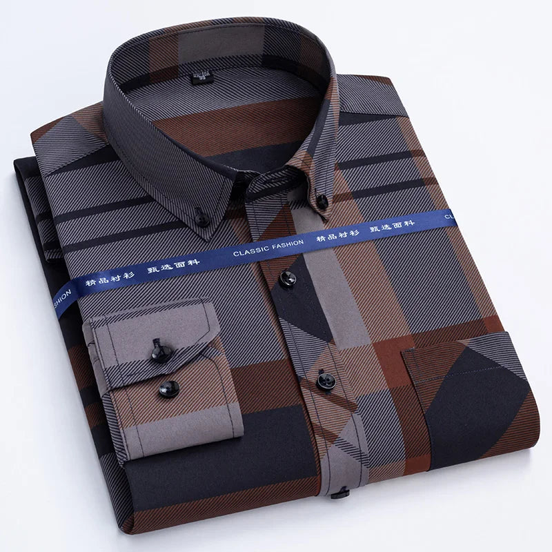 Mens Non-Iron Dress Shirts Stylish & Comfortable
