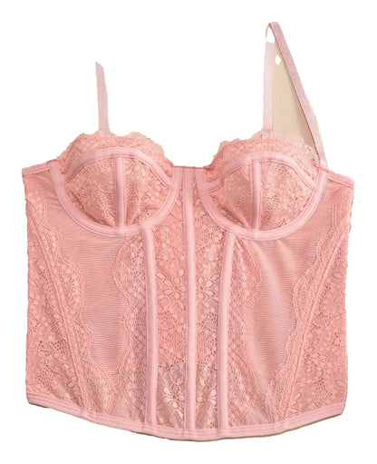 Plus Size Gothic Corset Top In Multiple Colors