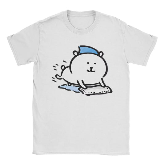 Unisex Vintage Bear T-Shirt - Fun Hip Hop Summer Tee Gift Idea for