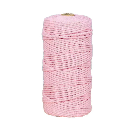 3mm 100M Macrame Cord Rope Cotton Twine Thread String Crafts DIY