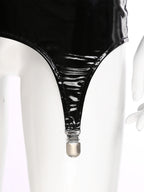 Black Latex Mini Dress and Bodycon Dress