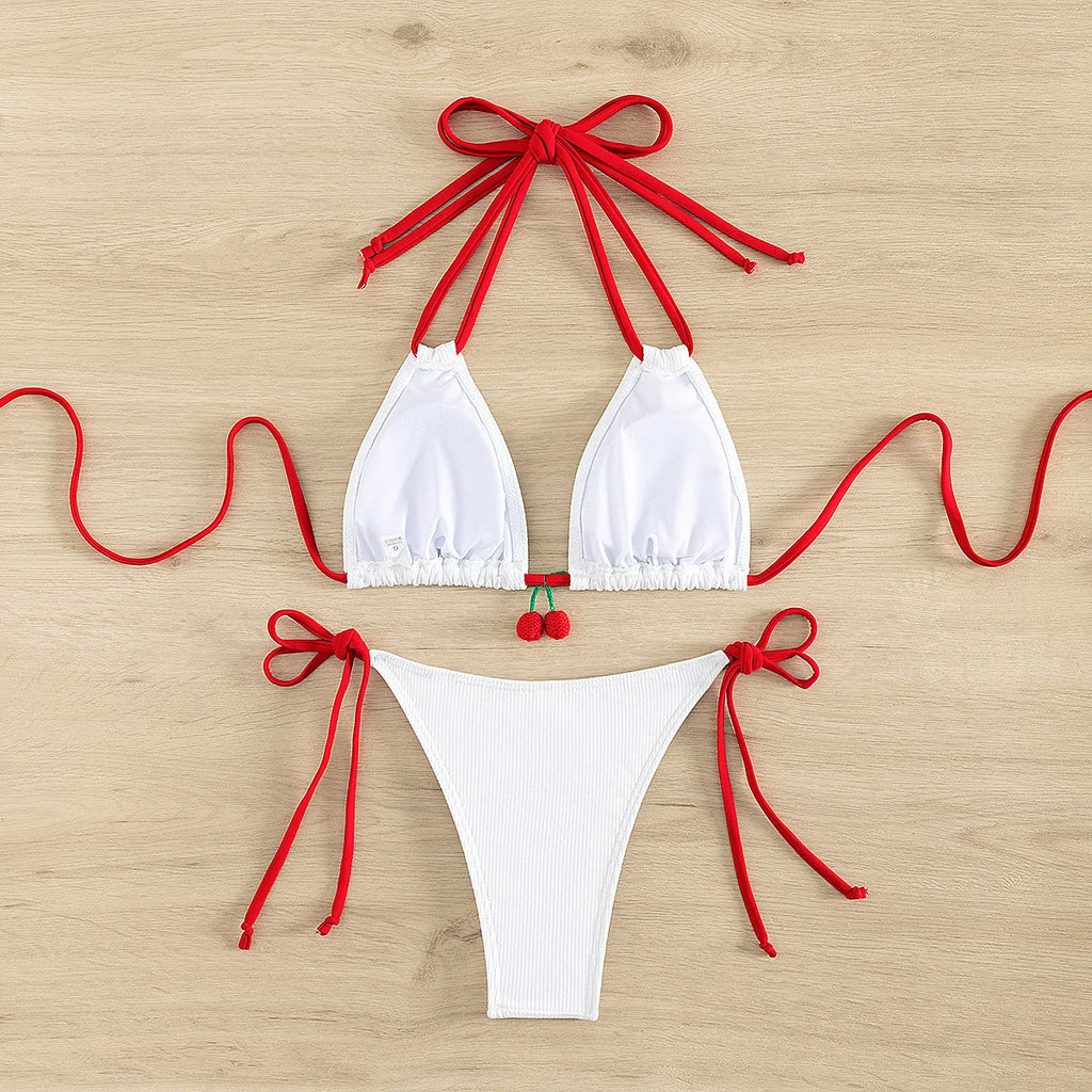 Beugel Bikini Set with Cherry Detail