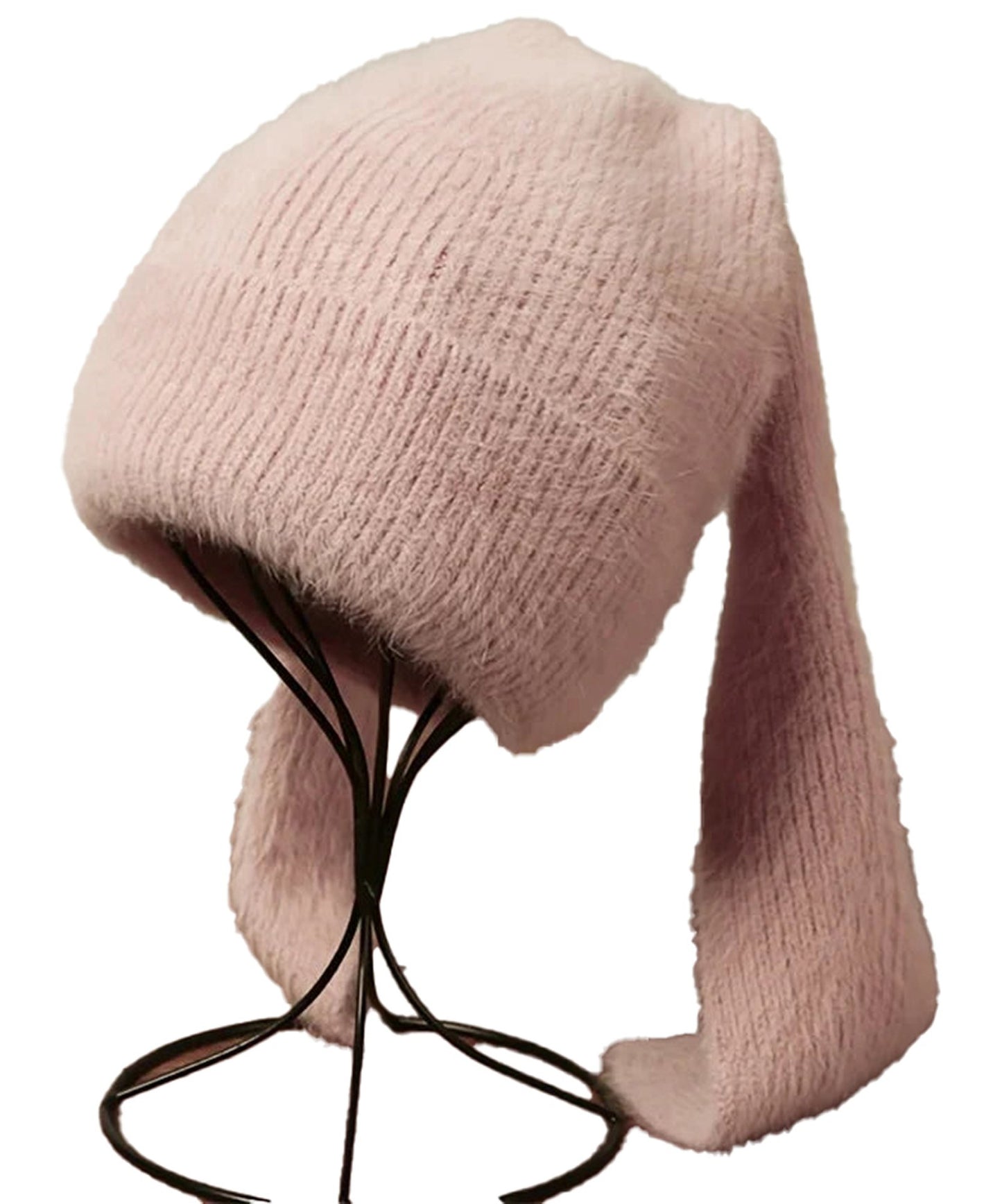 Bunny Ears Beanie For Women Cozy Fashion