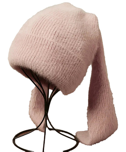 Bunny Ears Beanie For Women Cozy Fashion