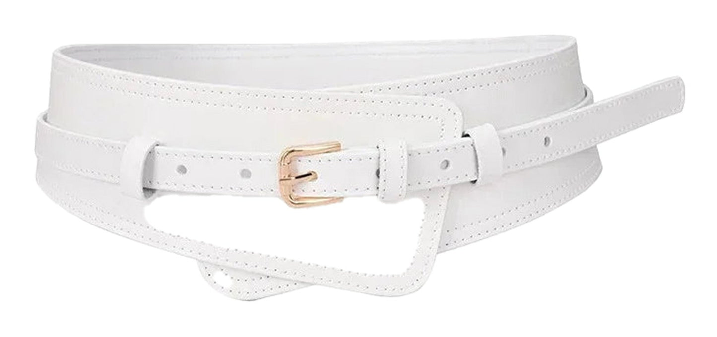Womens Cow Leather Corset Belt Chic Styles