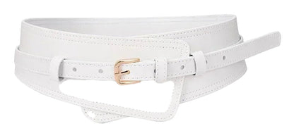 Womens Cow Leather Corset Belt Chic Styles