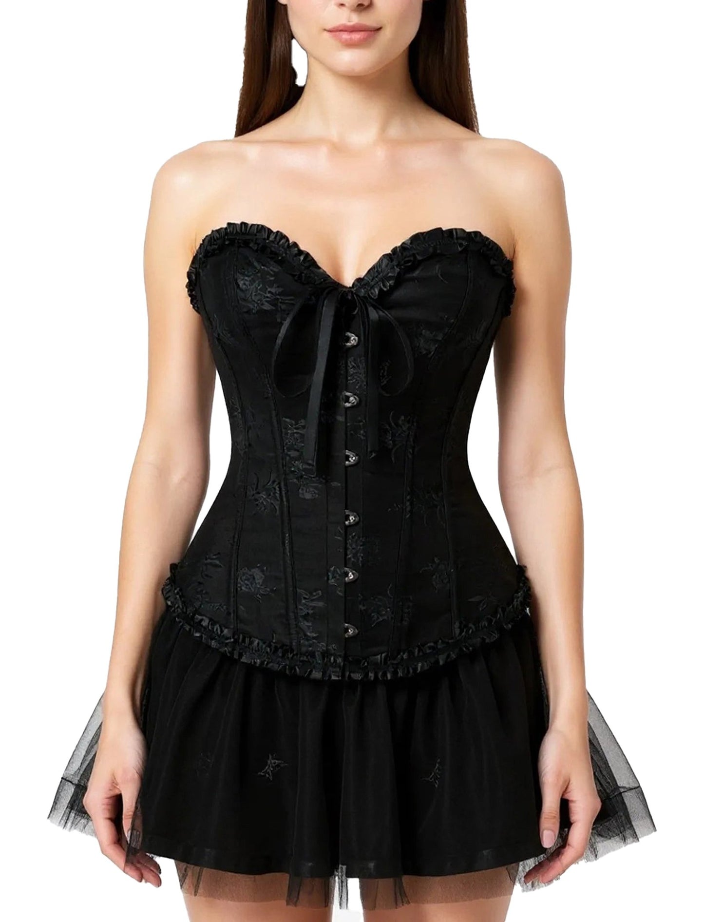 Floral Lace Corset Top For Women