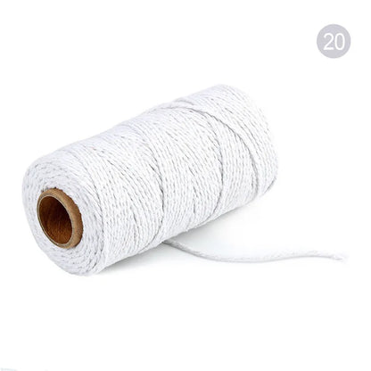12 ply thick Cotton Bakers Twine String Cord Rope Rustic DIY Craft Twine 100m Spool