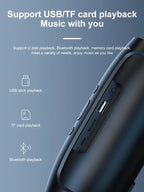 LuckeLadybug portable wireless speaker with bluetooth featuring USB and TF card playback options
